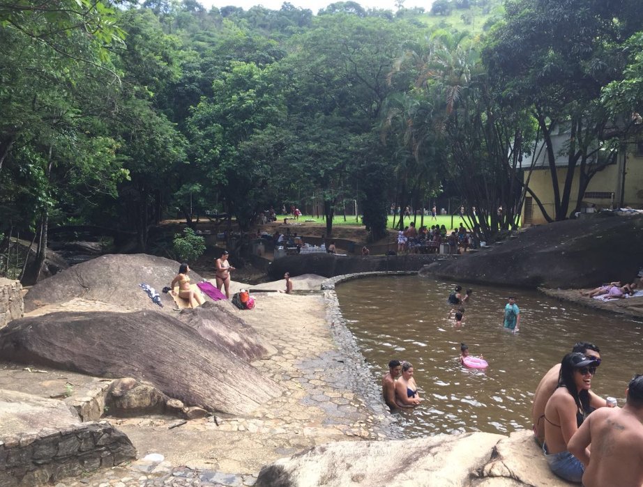 Área de água natural do parque